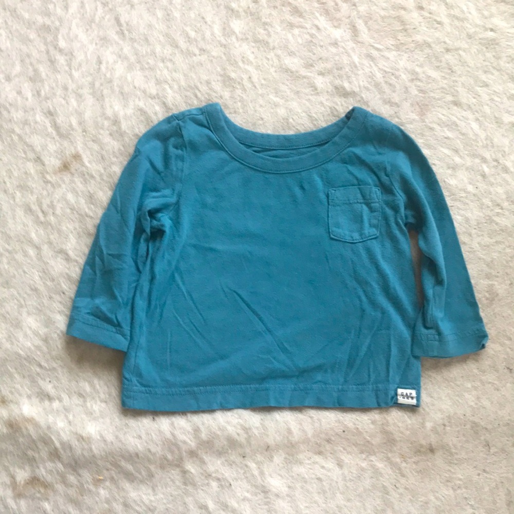 Baby Gap EUC Green Long Sleeve Tee